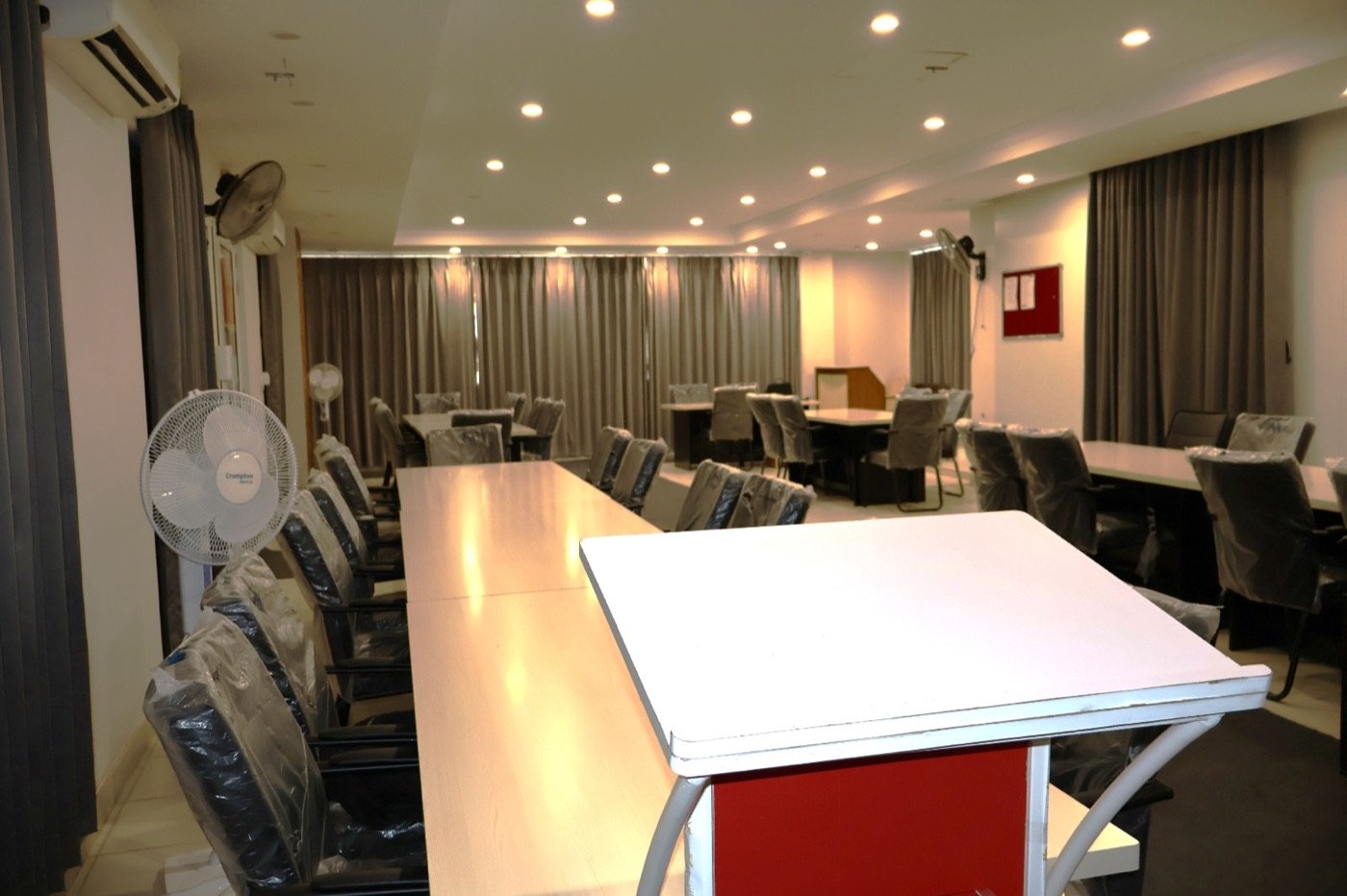 Conference Hall — event setup
