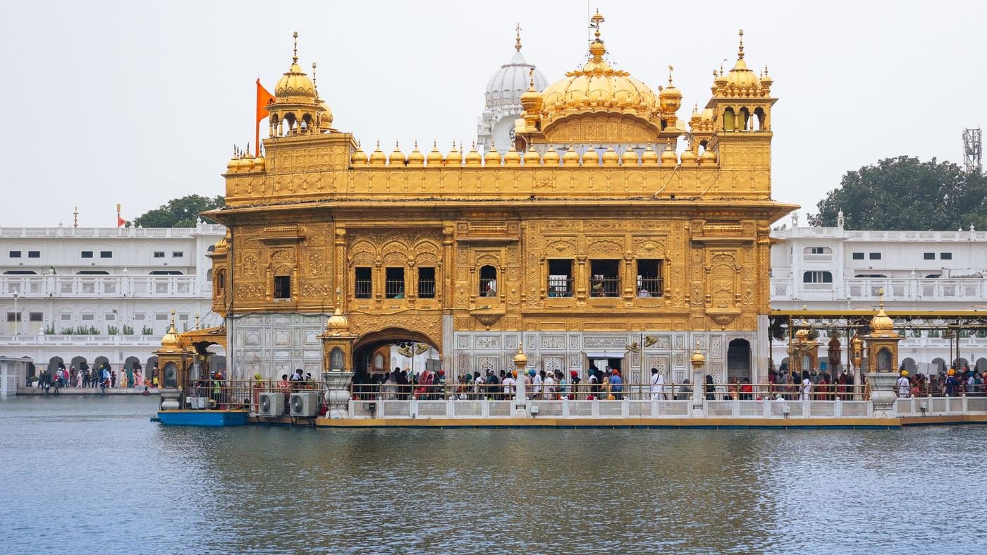 Golden Temple reflecting in the sarovar, Amritsar