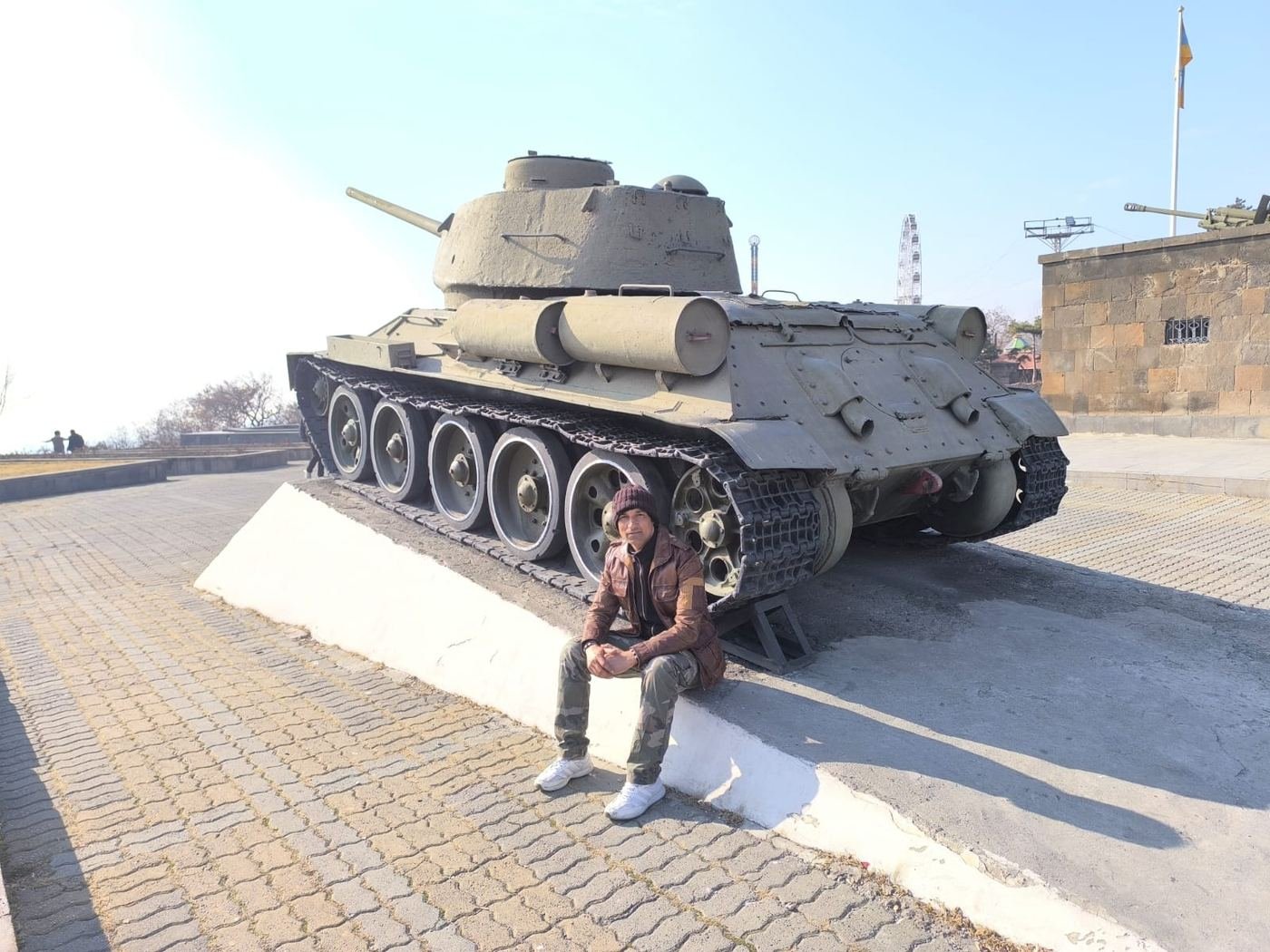 T-34 tank at military museum, Yerevan, Armenia