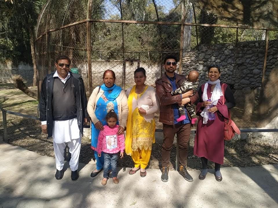 Family outing at Chhatbir Zoo, Chandigarh
